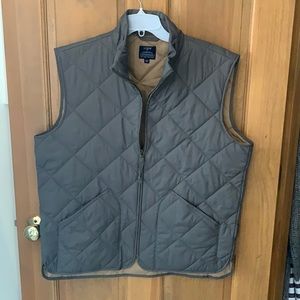 Mens J Crew factory vest size large